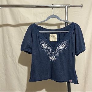 V-Neck Tee Shirt Blouse